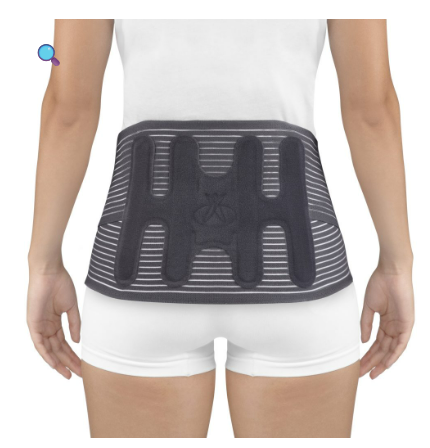 Faixa lombar Lumbitron Elite com barras de suporte posterior
