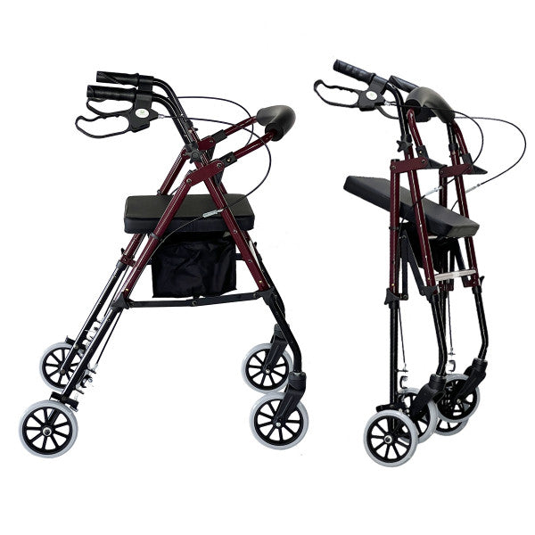 Andarilho "Rollator" Com Assento Regulável