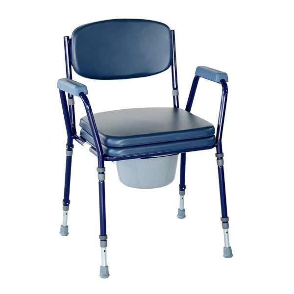 Dynamic Aids Club Blue Toilet Chair With Height Adjustment