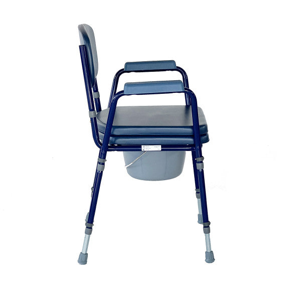 Dynamic Aids Club Blue Toilet Chair With Height Adjustment
