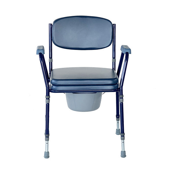 Dynamic Aids Club Blue Toilet Chair With Height Adjustment
