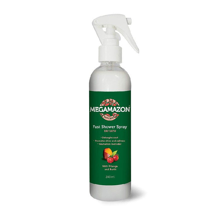 megamazon fast shower spray banho a seco pitanga e buriti