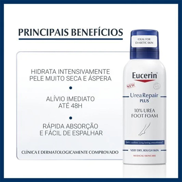 Eucerin UreaRepair Mousse Pieds 10% Urée 150 ml