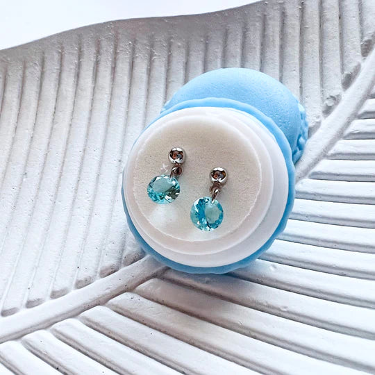 Brincos Hipoalergénicos Blue Spark