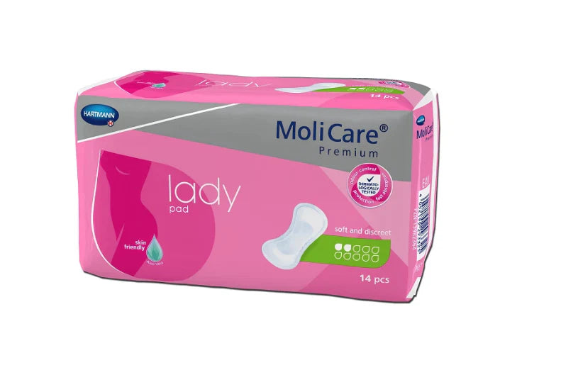molicare pensos anatômicos de senhora