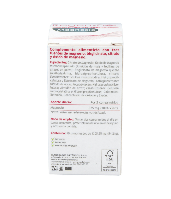 Eladiet Regen&Dol Magnesium (40 Tablets)