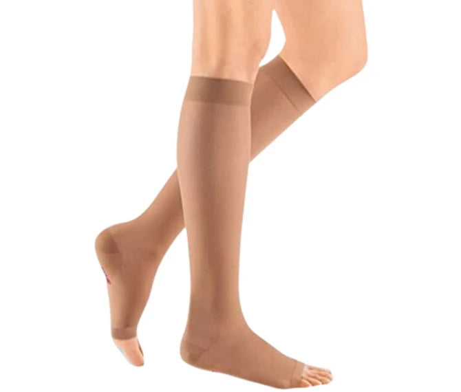 Meia de compressão MEDIVEN Sheer & Soft AD transparente