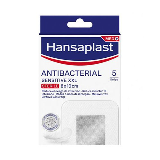 pensos rápidos antibacterianos sensitive xxl hansaplast