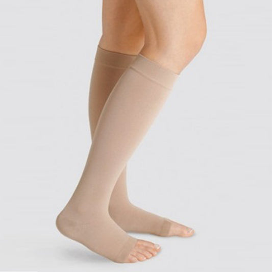 Juzo Pair of Grade 1 Knee High Socks with Open Toe