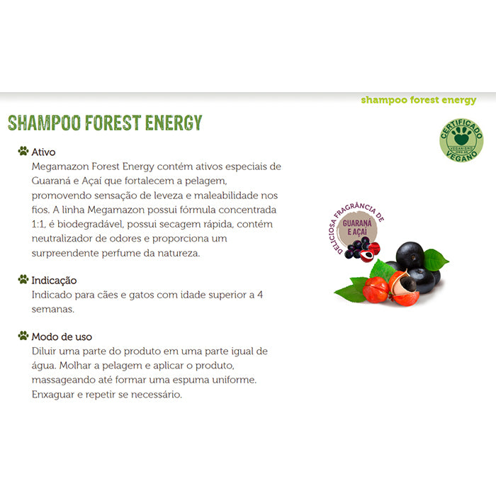 Megamazon  Shampoo Guaraná E Açaí 