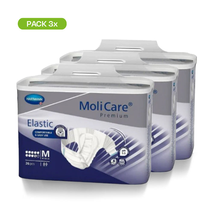 Molicare Fralda PACK 3 Embalagens 9 gotas 
