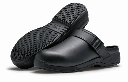 Sapato de segurança Shoes For Crews TRISTON II SB preto com biqueira de compósito e sola antiderrapante TRACTIONiQ®