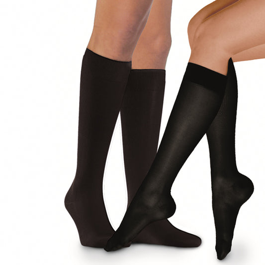 Twist Knee Stockings Cotton Rest Sock 140 Den 58% Cotton Unisex
