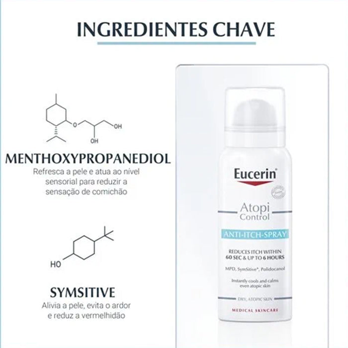 Eucerin AtopiControl Spray Anti-Démangeaisons 50 ml